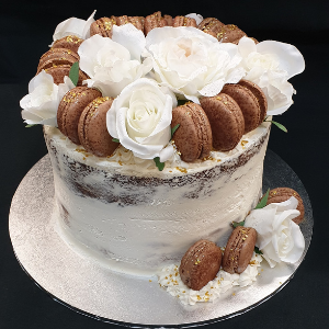 macaroon stacked cake brisbane