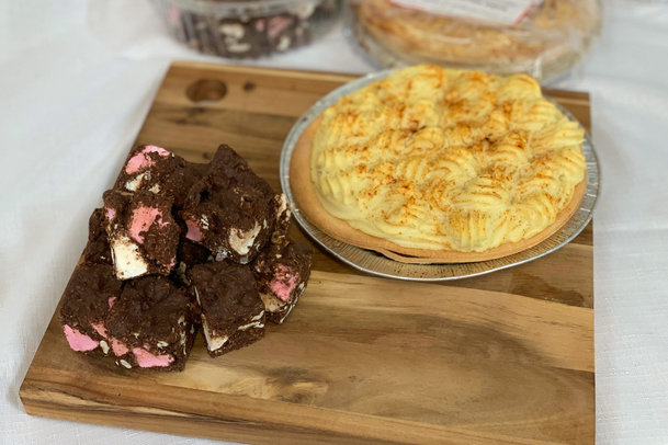 Brisbane Family Meal deal with family pie and rocky road