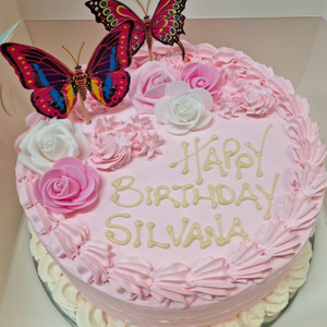butterfly birthday cake