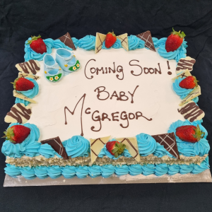 brisbane baby shower and gender reveal cakes