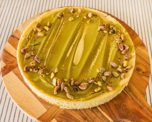 Pistachio Baked Cheesecake